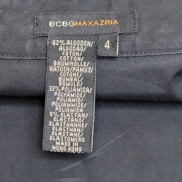 [NWOT] Black Bead/Sequin Elaborate Shirt/Blouse Snap Button Size 4 BCBG MAXAZRIA - Picture 12 of 12